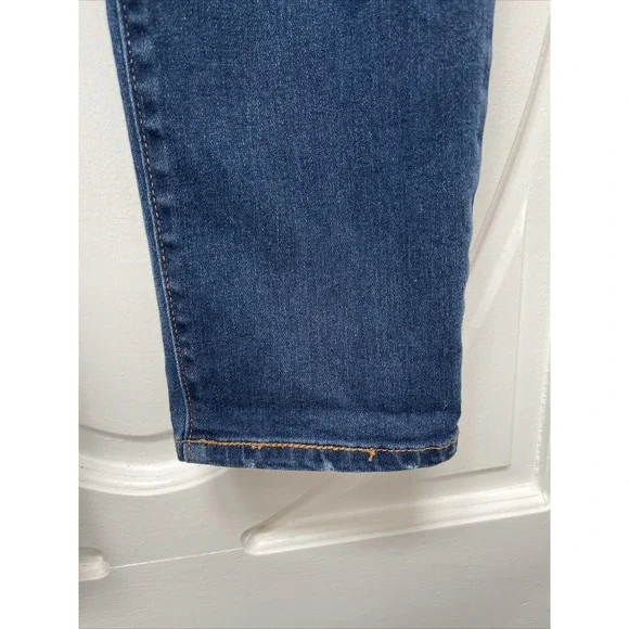 Signature Studio Jeans 16 Womens Regular‎ Size Blue Denim Distressed Dark - Picture 3 of 6